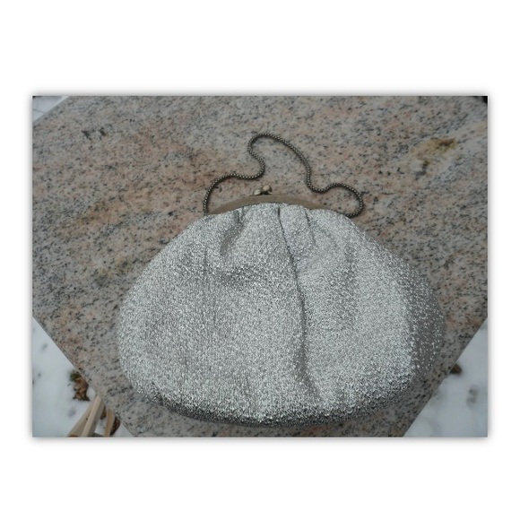 Du Val Silver Evening Hand Chain Bag Clasp Purse Hong Kong Du-Val Retro Vintage - Picture 2 of 8